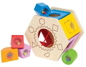 Hape Houten Leerspel Sorteer Kist hape kopen in de aanbieding