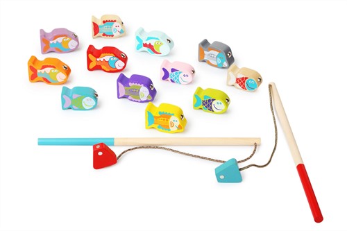 Cubika houten visspel