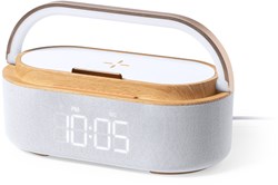 Digitale wekkerradio met draadloze oplader - bluetooth speaker met accu - Snoozefunctie - USB-C - Nachtlampje - dimbaar led display - cadeau voor mannen & vrouwen