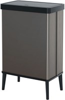 Curver afvalbak 54L Pearl Grey - stijlvolle prullenbak voor thuis