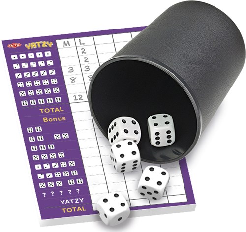 Tactic Yatzy dobbelspel - klassiek gezelschapsspel voor kinderen-2