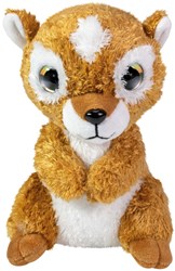 Lumo Stars pluche eekhoorn Kurre knuffel 15cm met grote ogen