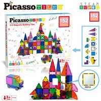 Picasso Tiles magnetische bouwtegels set met spiegels - 152 stuks - educatief speelgoed-3