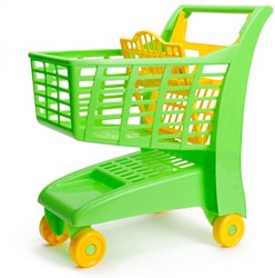 Androni Giocattoli winkelwagen speelgoed met kinderzitje multicolor
