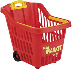 Androni Giocattoli winkel trolley speelgoed mini market rood-geel