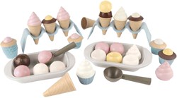 Dantoy cupcake en ijsjesset speelgoed BIOplastic 54-delig ECO