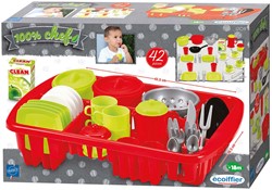 Ecoiffier 100% Chef Afwasset, 42dlg.