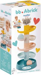 Ecoiffier ballentoren educatief babyspeelgoed 8-delig kleurrijk