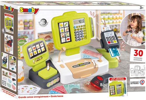 Smoby Kassa met Accessoires, 30dlg.