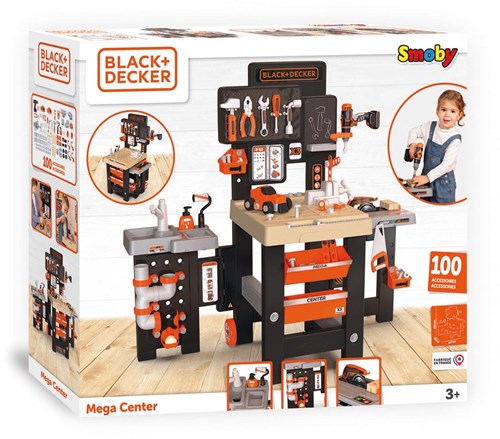 Smoby Black & Decker Mega Center, 100dlg.