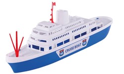 Cruise schip speelgoed boot 46cm kunststof multi kleuren