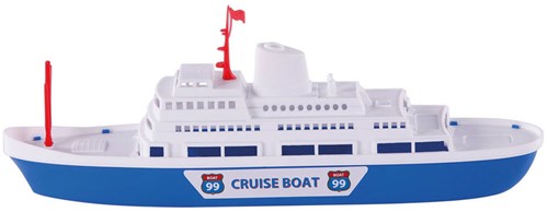 Cruise schip speelgoed boot 46cm kunststof multi kleuren-2