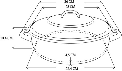 BK braadpan gietijzer 28 cm Chili Red - ovenbestendig - inductie-3