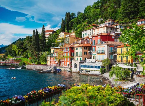 Ravensburger puzzel Comomeer Italië - legpuzzel landschap 500 stukjes-2