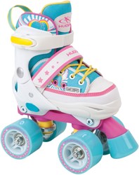 Hudora rolschaatsen Skate Wonders verstelbaar mt 28-31 multicolor