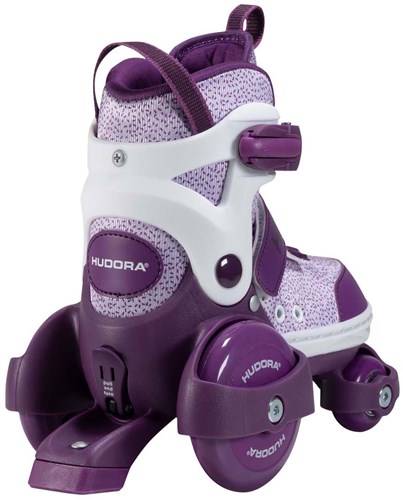 Hudora rolschaatsen kinderskates verstelbaar paars maat 30-33-2