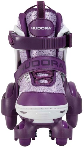 Hudora rolschaatsen kinderskates verstelbaar paars maat 30-33-3