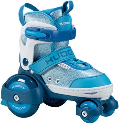 Hudora rolschaatsen kinderskates verstelbaar blauw maat 30-33