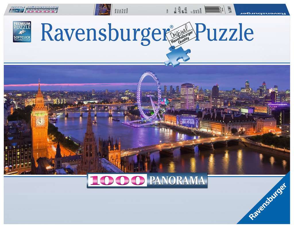 Trouw Afwijken raket Ravensburger puzzel Londen bij nacht - panorama - Legpuzzel - 1000 stukjes