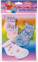 Heless poppensokken set - sokken voor poppen 35-46 cm - 3 paar