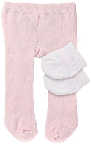 Heless poppenmaillot met sokken - pastelkleurige poppenkleding 28-35 cm-2