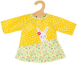 Heless poppenjurk Bunny Lou - poppenkleding 28-35 cm geel