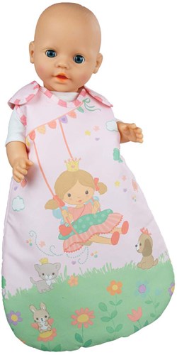 Heless poppenslaapzak prinses Emily 28-35 cm roze prinses bedtijd-2