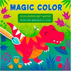 Deltas dino schilderboek magic color schilderen met water dino's