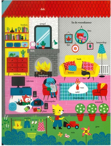 NL - Deltas kinderboek kijkwoordenboek Ons huis kartonboek leren woorden-2