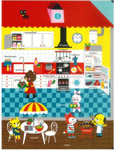 NL - Deltas kinderboek kijkwoordenboek Ons huis kartonboek leren woorden-3