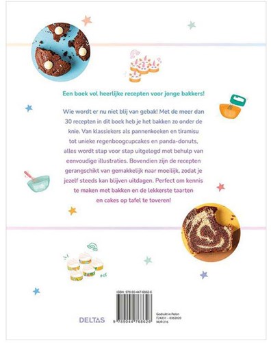 Deltas bakboek voor kinderen - kookboek met recepten en illustraties-2