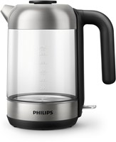 Philips waterkoker glas 1,7L met sensorverlichting - modern design