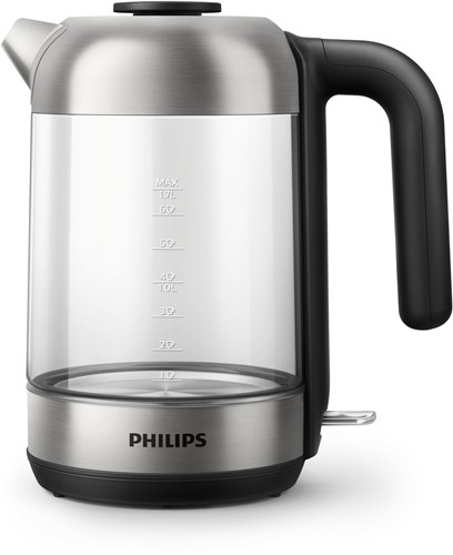 Philips waterkoker glas 1,7L met sensorverlichting - modern design