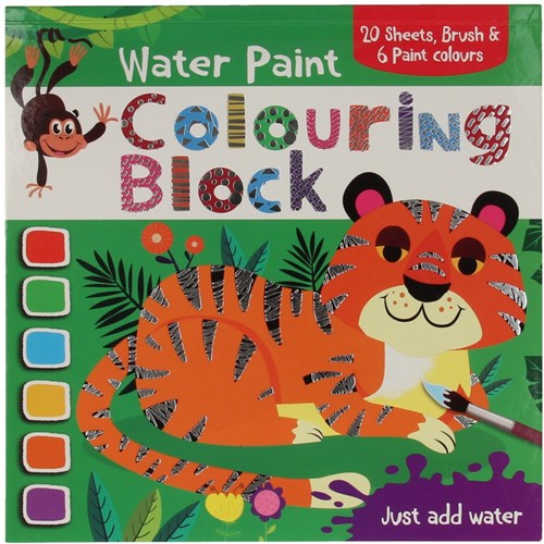 Waterverf Kleurblok - Jungledieren
