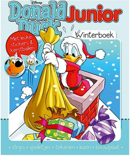 Disney Donald Duck winterboek junior met strips en puzzels-2
