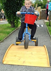 Cosy trike boogbrug fietsaccessoire voor buiten speelplezier