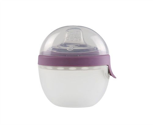 KidsMe 2-in-1 siliconen ovale feeder - Lavendel