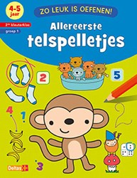 Deltas telspelletjes oefenboek voor kinderen 4-5 jaar leren tellen