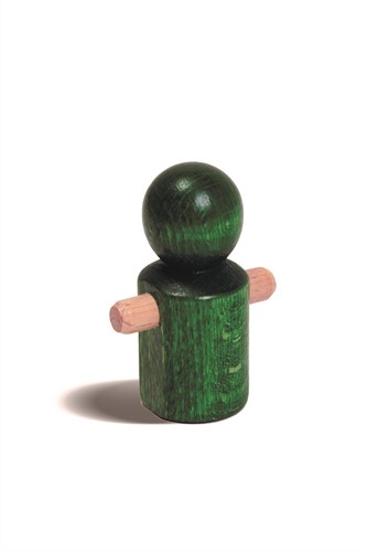 nic houten speelgoed MB Laufmännchen grün