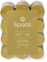 Spaas geurtheelichten Shimmering Smile 24 stuks - lange brandduur