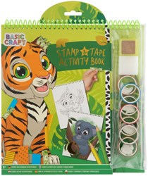 Creative Craft Group activiteitenboek stempels en tape - Tijger jungle