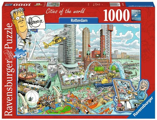Ravensburger Puzzel Fleroux Rotterdam - Legpuzzel - 1000 stukjes
