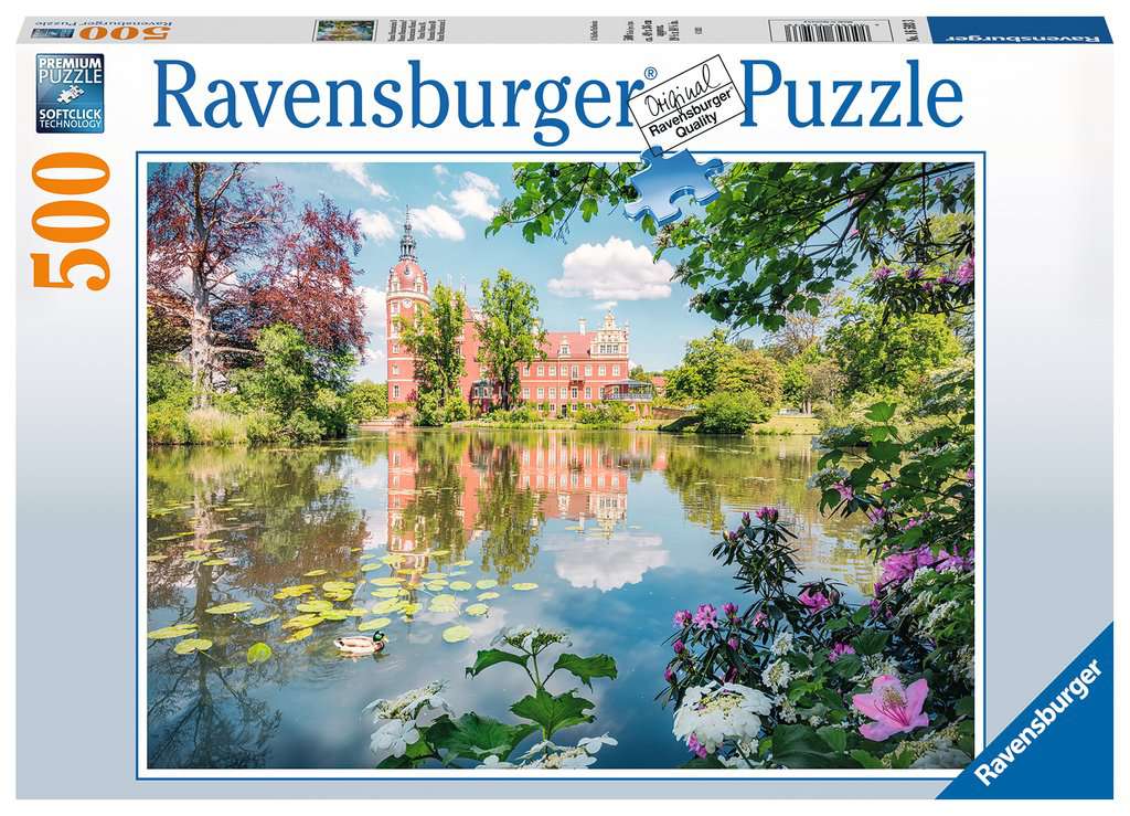 pijn Uitscheiden teugels Ravensburger Puzzel 500 stukjes Sprookjesachtig slot Muskau