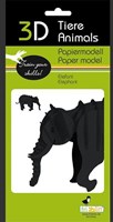 FRIDOLIN 3D Papier Model - Olifant-2