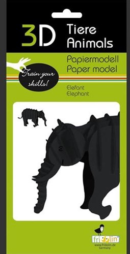 FRIDOLIN 3D Papier Model - Olifant-2