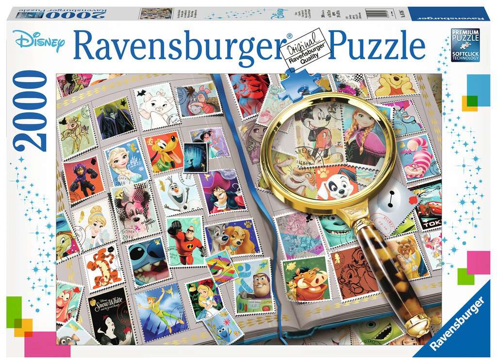 Verbonden terrorist Knorretje Ravensburger puzzel Mijn mooiste postzegels - 2000