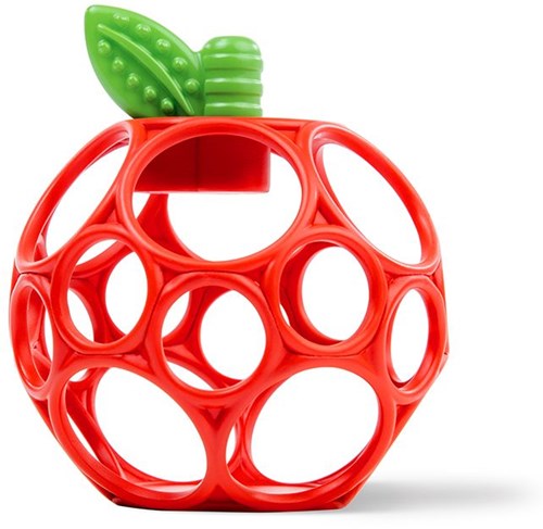 Oball bijtring speelgoed - babybal met bijtring - multicolor - BPA-vrij-2