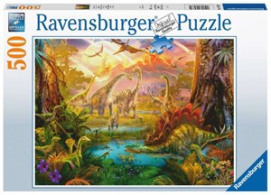 Ravensburger Puzzel 500 stukjes Land van de dinosauriers