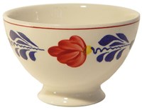 Boerenbont kom servies - set van 6 kommen Ø10 cm keramiek