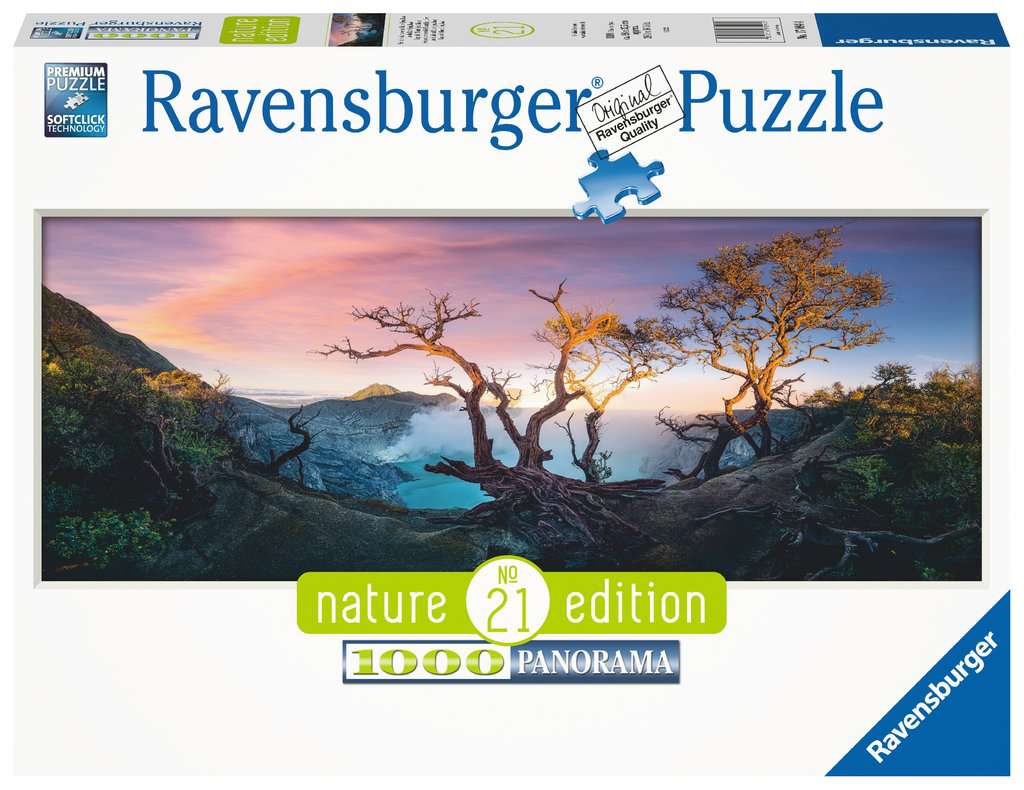 patroon esthetisch microscoop Ravensburger Puzzel Nature Edition Puzzles 1000 stukjes Zwavelzuurmeer bij  Mount Ijen, Java